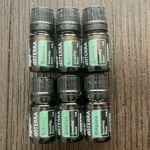6x doTERRA Balance 5mL = 30mL Essential Oil Exp 4/2029 - New (Lot of 6)